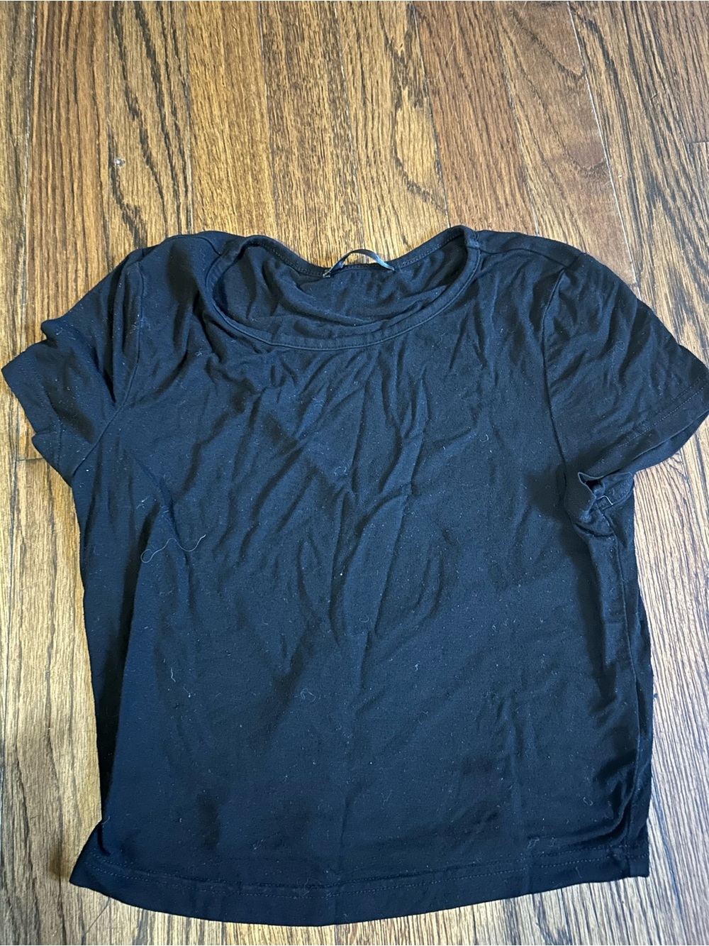 Black crop top